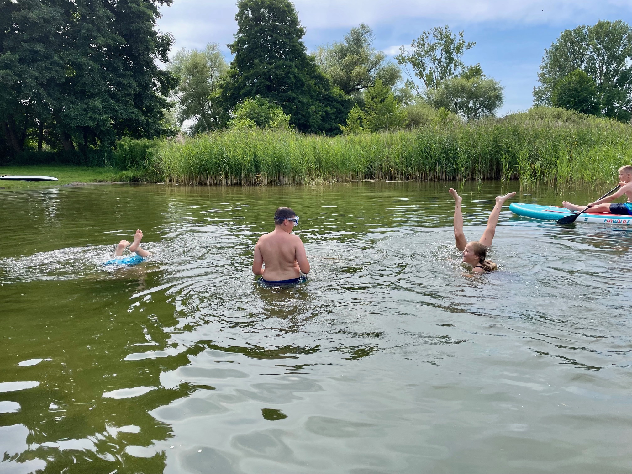 Badezeit am Dranser See.2 jpg
